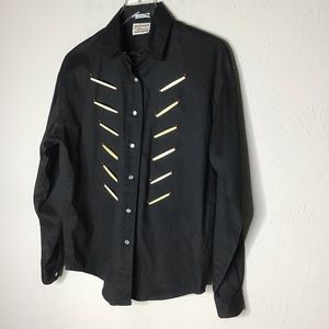 Vintage 100% cotton Pearl Snap Tillman Shirt